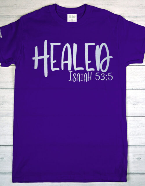 Healed (Isaiah 53:5) - Adult Short Sleeve T-Shirt