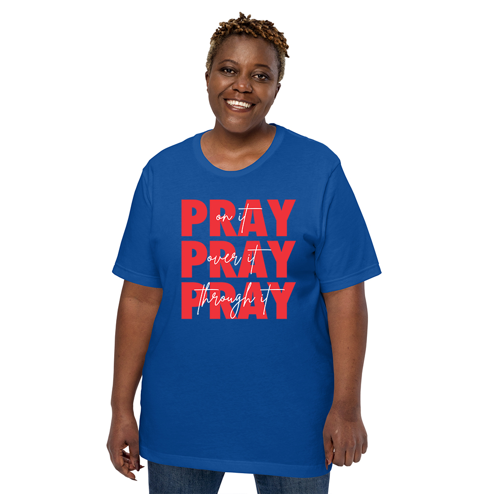 PRAY OVER IT - MODEL ROYAL BLUE