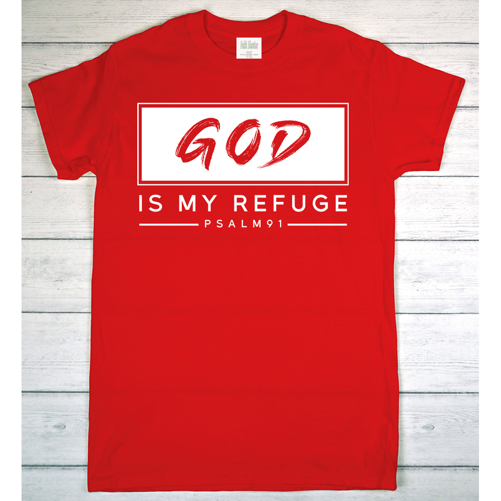 GOD IS MY REFUGE - RED