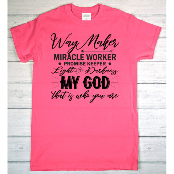 Way Maker Miracle Worker - Adult Short Sleeve T-Shirt