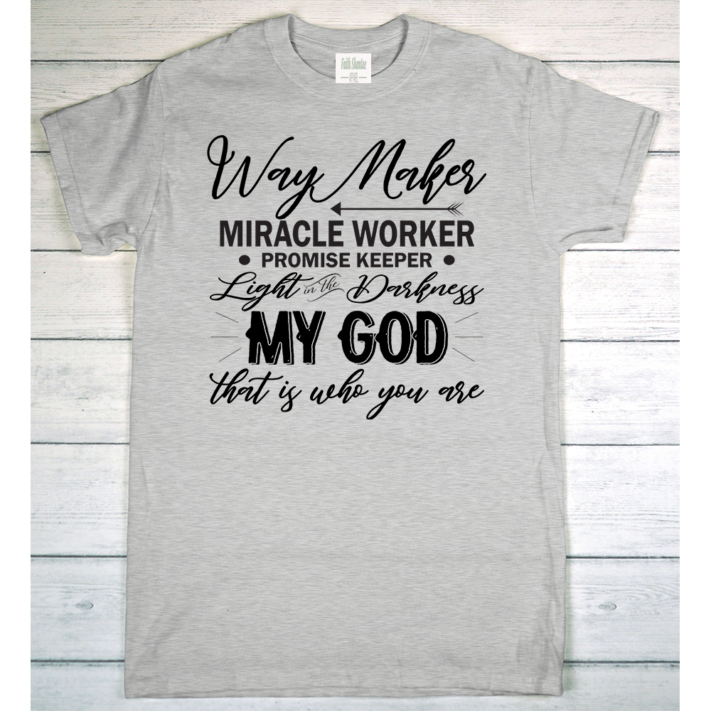 WAY MAKER MIRACLE WORKER - SPORT GRAY