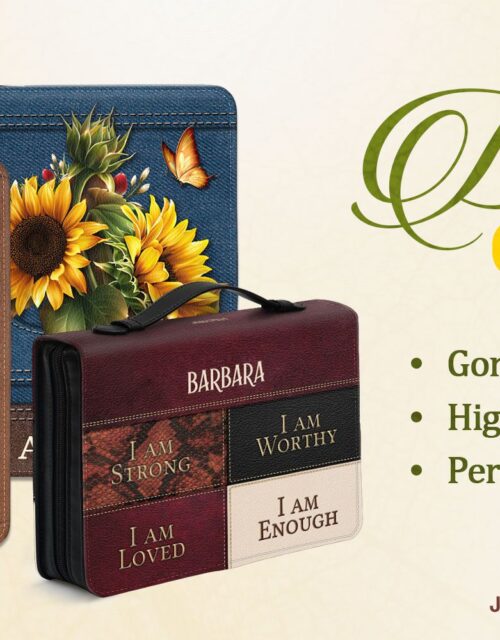 Personalized Leather Bible Cover