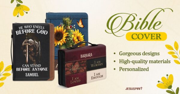 Personalized Leather Bible Cover