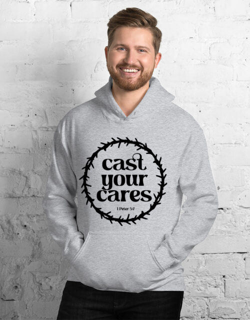 Cast Your Cares – Adult Hooded Sweat Shirt