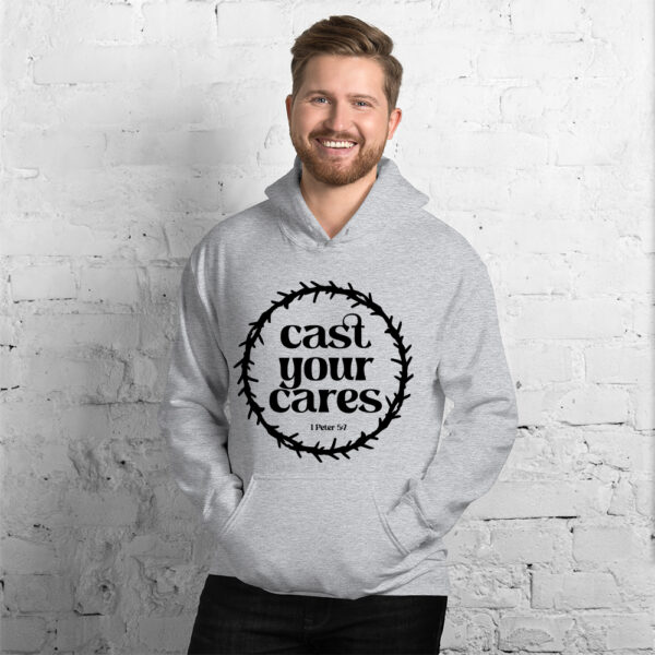 Cast Your Cares – Adult Hooded Sweat Shirt