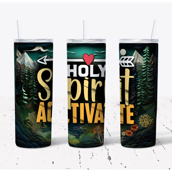 Holy Spirit Activate – Stainless Steel Tumbler (20 oz)