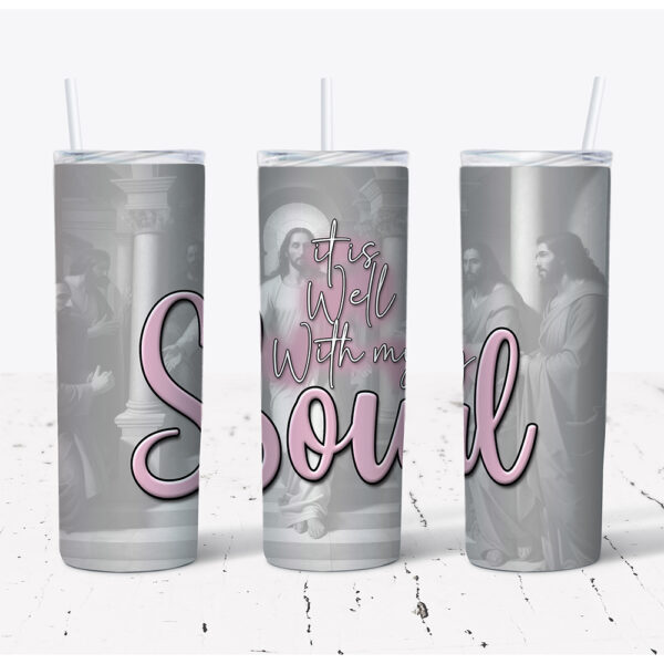 It Is Well With My Soul – Stainless Steel Tumbler (20 oz)