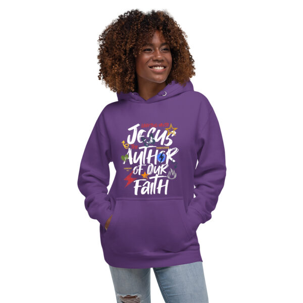 Looking Unto Jesus, The Author Of Our Faith – Adult Hooded Sweat Shirt