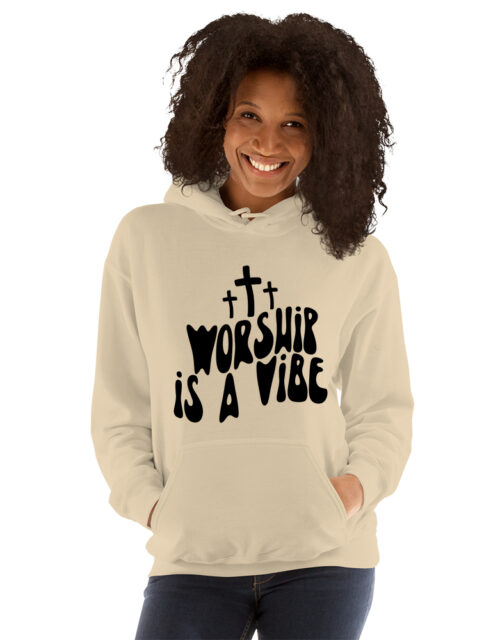 Worship is A Vibe – Adult Hooded Sweat Shirt