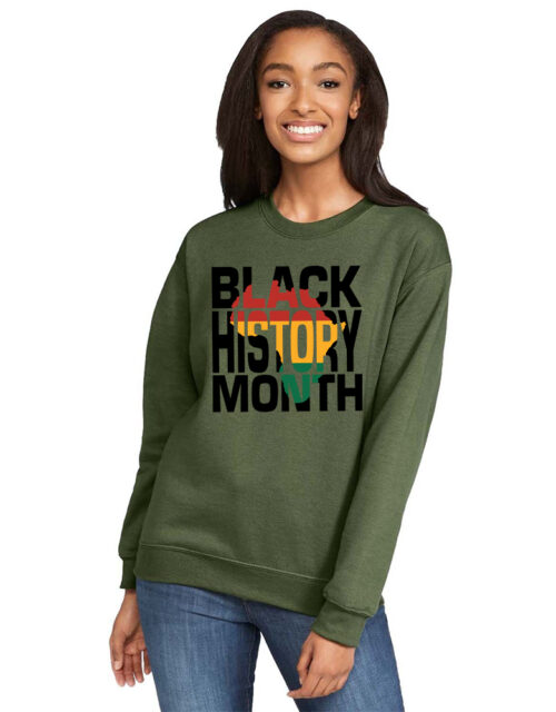 Black History Month – Adult Fleece Crewneck Sweatshirt