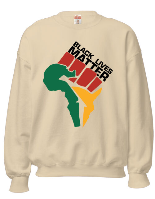 Black Lives Matter – Adult Fleece Crewneck Sweatshirt