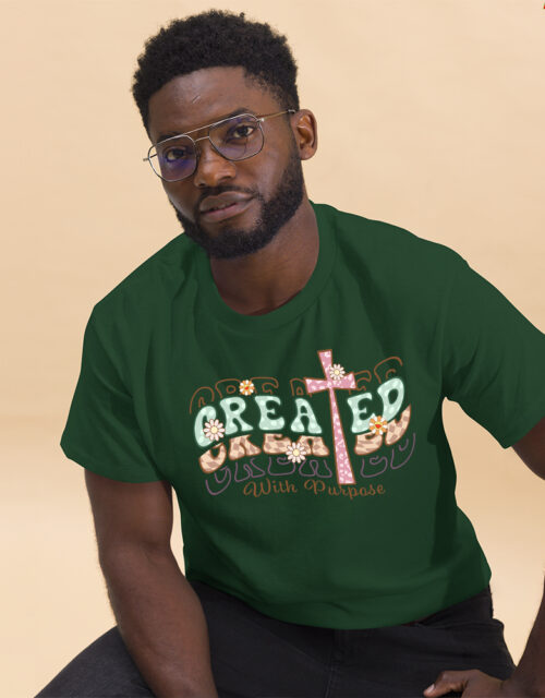Created With A Purpose – Adult Short Sleeve T-Shirt