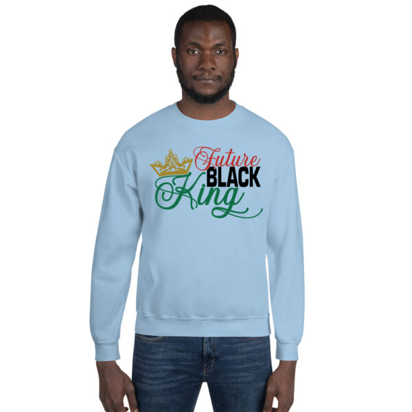 Future Black King – Adult Fleece Crewneck Sweatshirt
