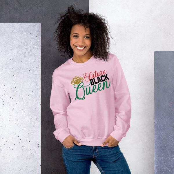 Future Black Queen – Adult Fleece Crewneck Sweatshirt