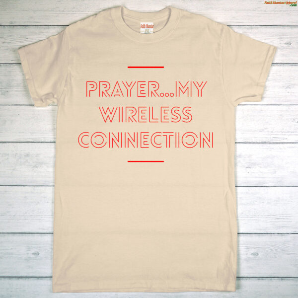 Prayer...My Wireless Connection – Adult Short Sleeve T-Shirt