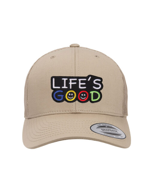 Life's Good - Adult Retro Trucker Snapback Cap