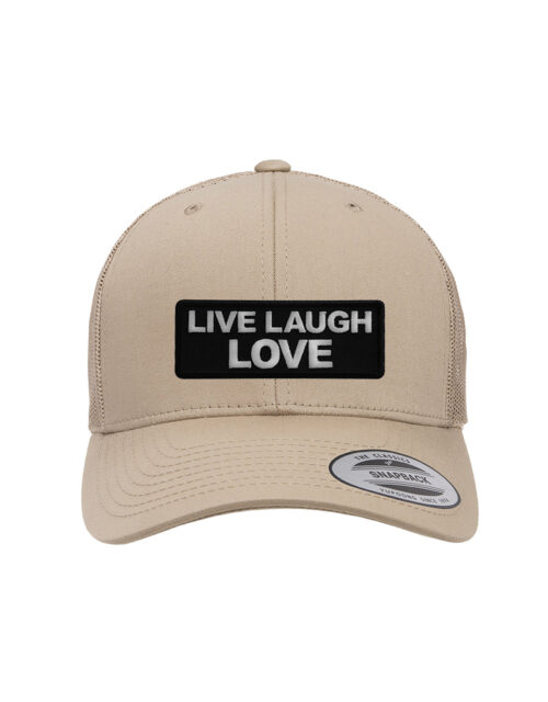 Live Laugh Love - Adult Retro Trucker Snapback Cap