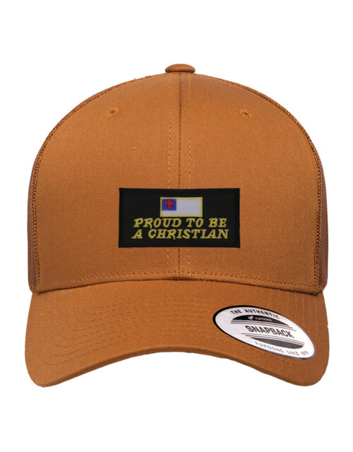 Proud To Be A Christian - Adult Retro Trucker Snapback Cap
