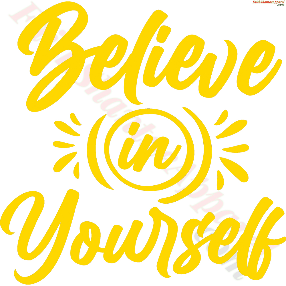 KYSUN "Believe In Yourself" Vinyl Wall Decal - Inspirational Handwriting Quote For Home Decor (22x8 Inches) - View #8